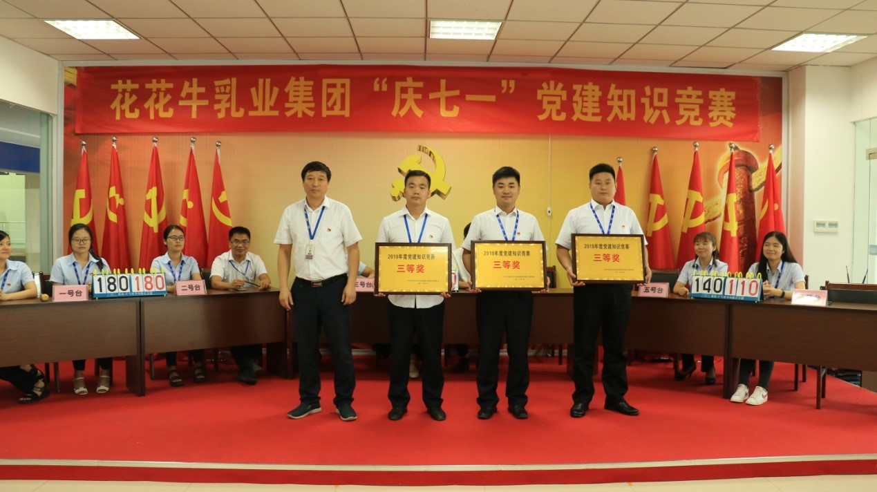 知识竞赛争先锋   比学赶超展风采 —— 雷火体育·（TF SPORTS）官方网站乳业集团党委举办庆 “七一”党建知识竞赛
