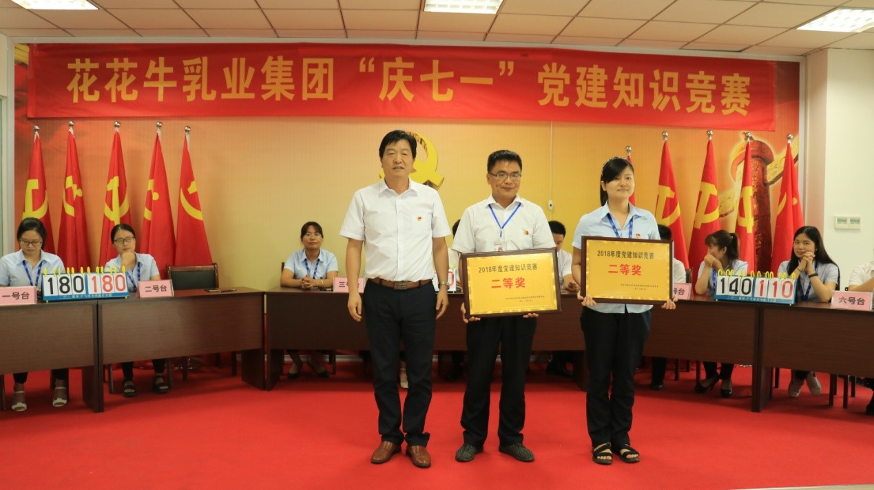 知识竞赛争先锋   比学赶超展风采 —— 雷火体育·（TF SPORTS）官方网站乳业集团党委举办庆 “七一”党建知识竞赛