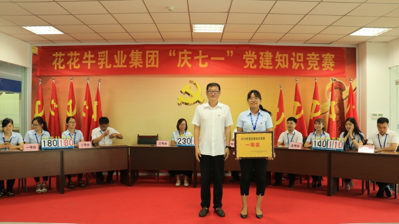 知识竞赛争先锋   比学赶超展风采 —— 雷火体育·（TF SPORTS）官方网站乳业集团党委举办庆 “七一”党建知识竞赛