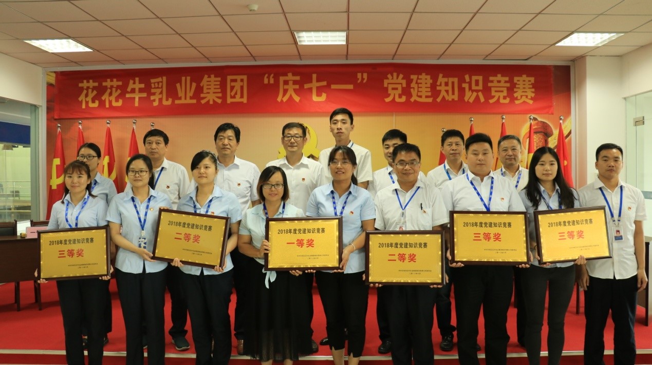 知识竞赛争先锋   比学赶超展风采 —— 雷火体育·（TF SPORTS）官方网站乳业集团党委举办庆 “七一”党建知识竞赛