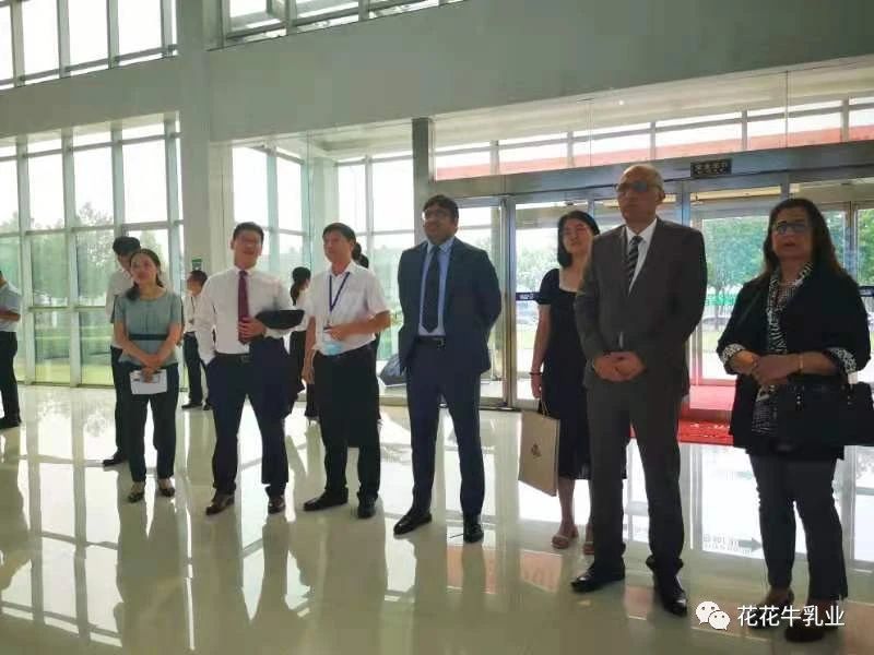 巴基斯坦驻华大使莫因·哈克 莅临雷火体育·（TF SPORTS）官方网站乳业集团参观访问