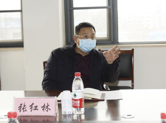 省委统战部副部长张红林一行莅临雷火体育·（TF SPORTS）官方网站乳业集团 调研复工复产暨二七区民营经济发展工作座谈会