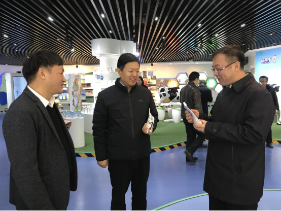 宁夏回族自治区农业农村厅党组书记、厅长王刚一行莅临雷火体育·（TF SPORTS）官方网站乳业集团调研