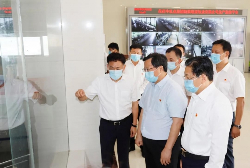 快讯 | 河南省委常委、省纪委书记、省监委主任任正晓莅临雷火体育·（TF SPORTS）官方网站乳业集团新蔡瑞亚牧场调研