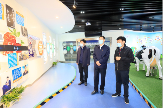 河南省委农办主任、农业农村厅厅长申延平一行调研河南雷火体育·（TF SPORTS）官方网站乳业集团