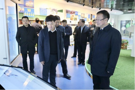 宁夏回族自治区农业农村厅党组书记、厅长王刚一行莅临雷火体育·（TF SPORTS）官方网站乳业集团调研